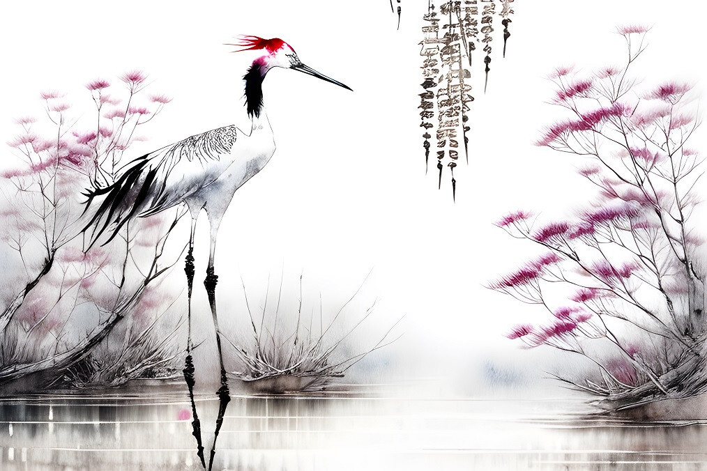 Белая цапля