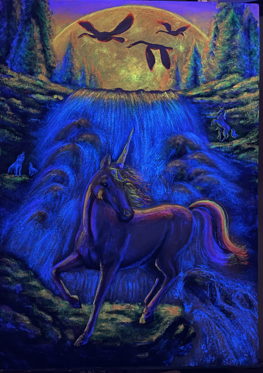 Флюирисцентная  картина