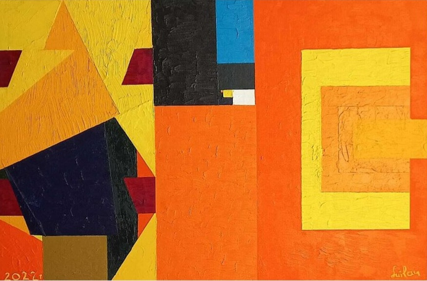 Большая цитрусовая плантация и пара маслин на золотом сечении или Плантация Фибоначчи