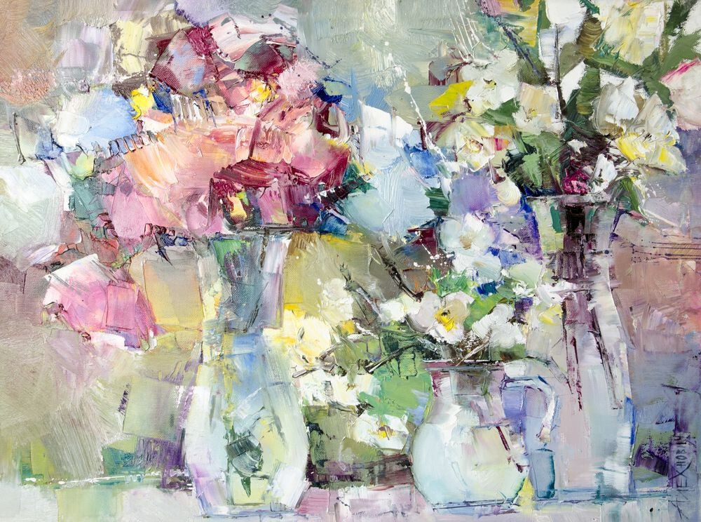 Пионы жасмин