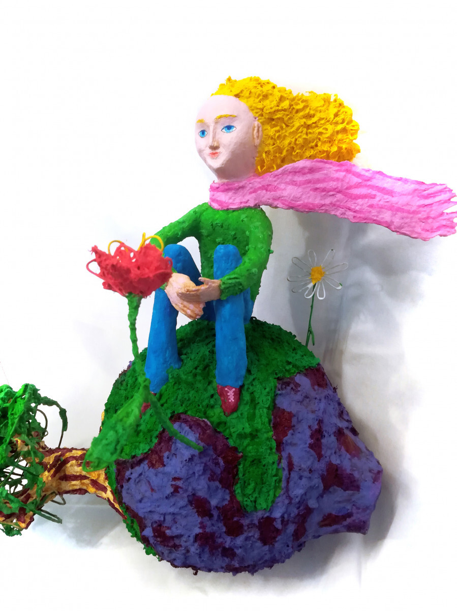 Статуэтка Принц и роза #2