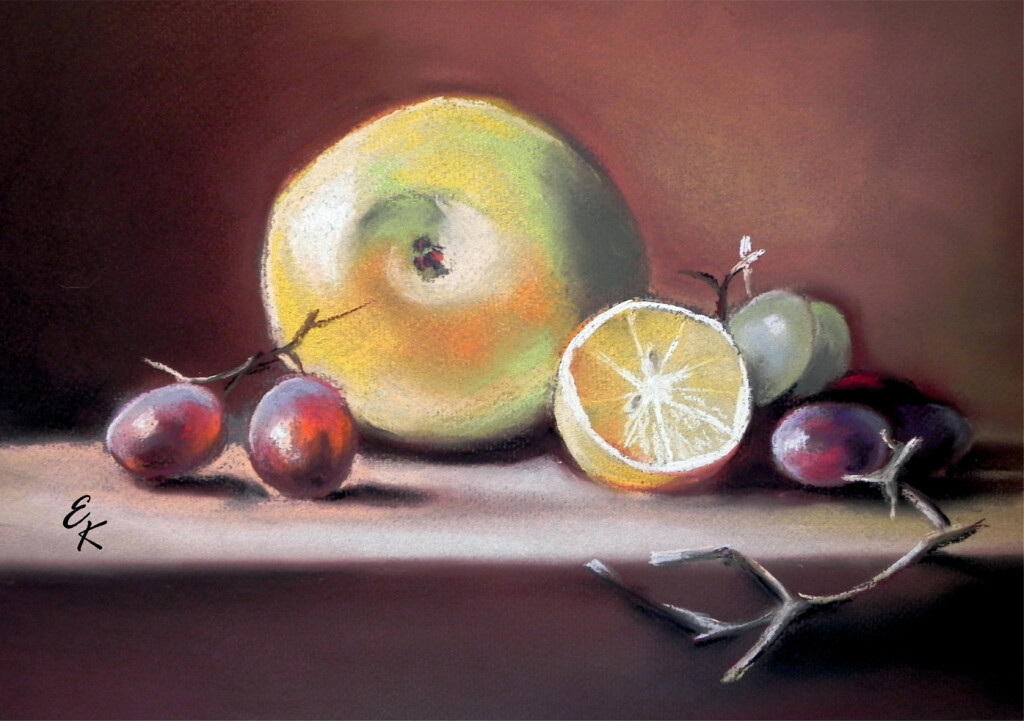 Натюрморт с виноградом