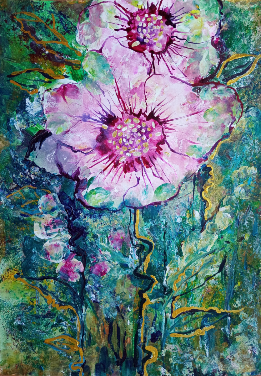 Морозник после дождя