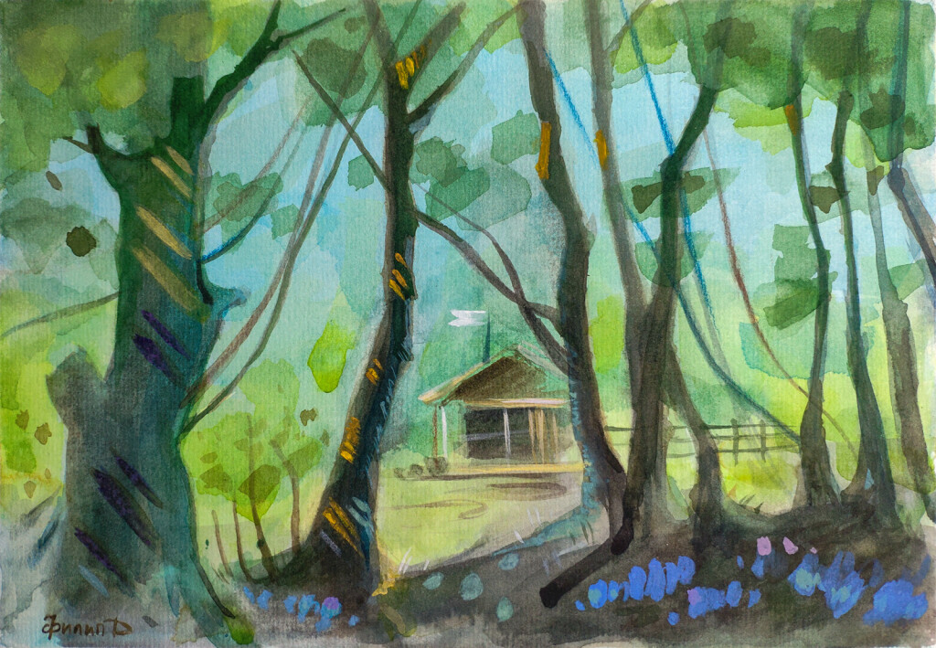 Лесная избушка