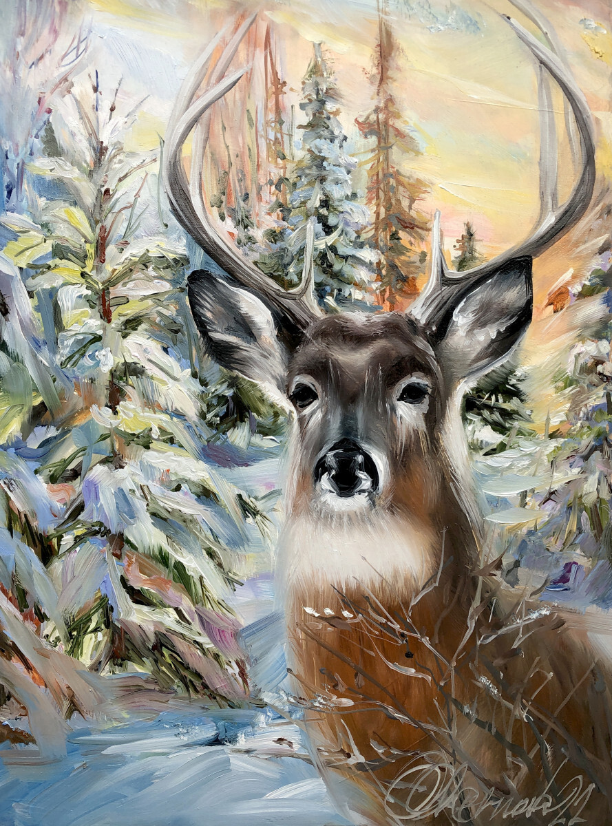 Лесной олень