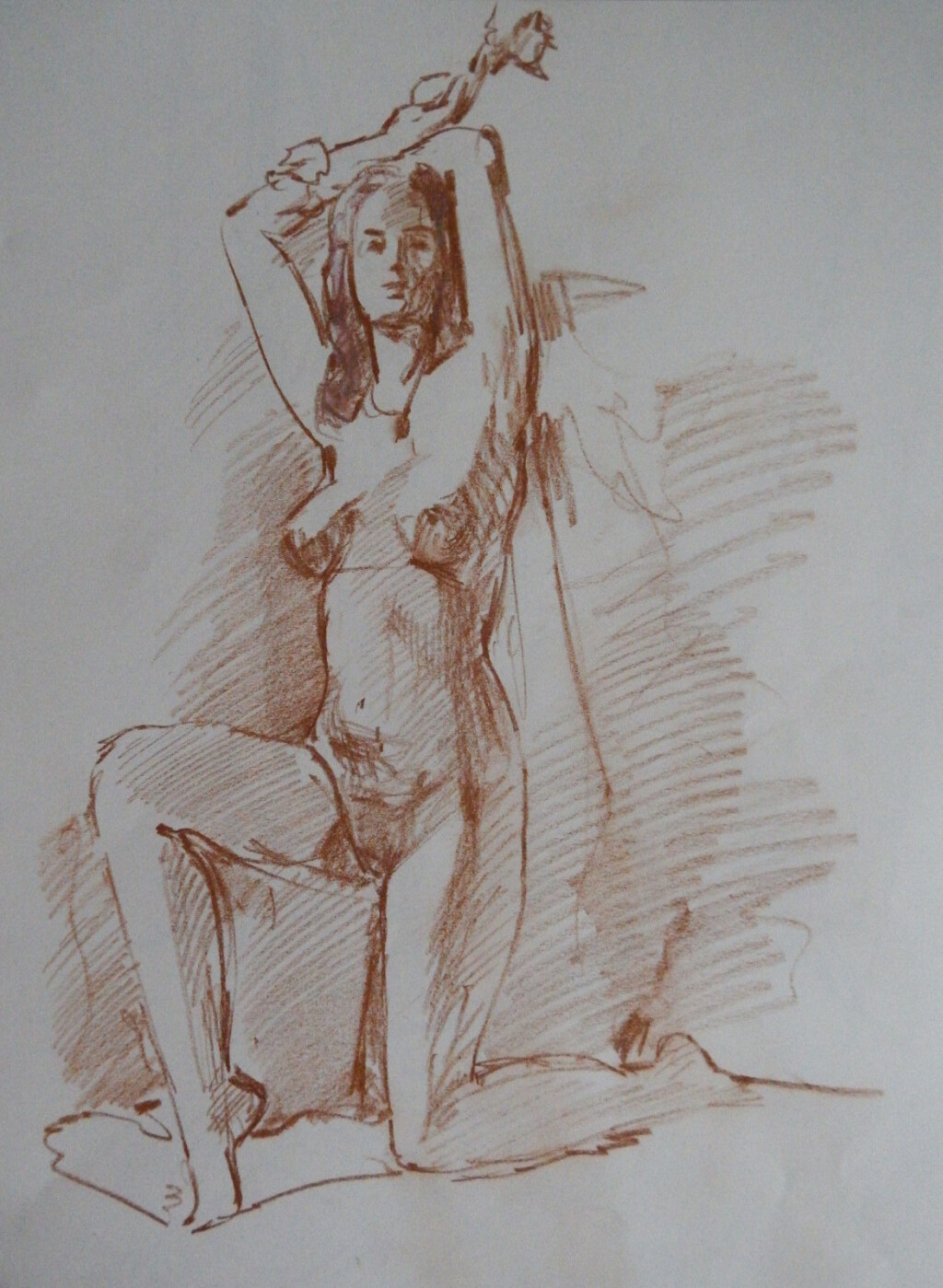 Набросок с обнаженной натуры