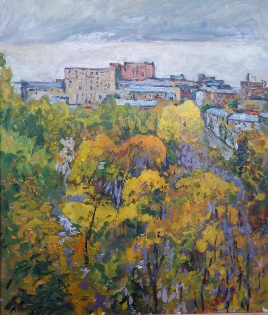 Вид на Ленинградский парк Сокол .