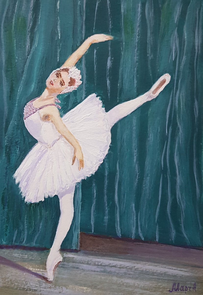 Балерина на сцене