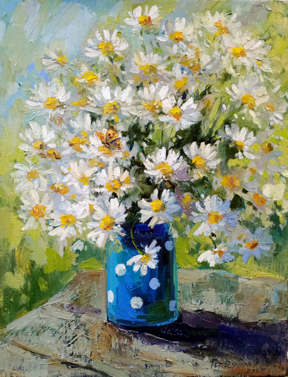 Облако ромашек