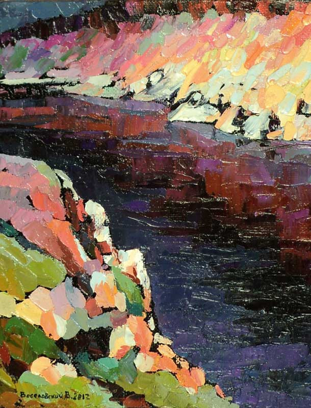 Берег (этюд).