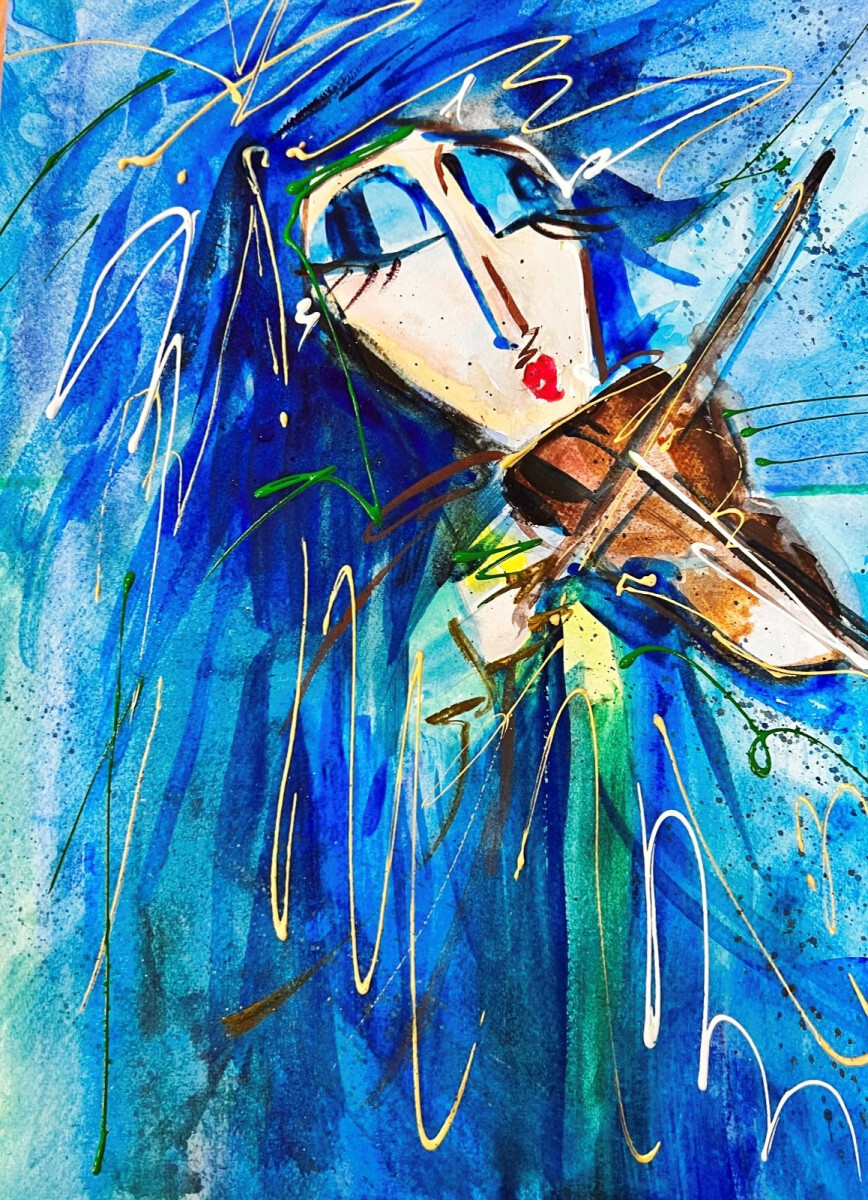 Уличный музыкант 1