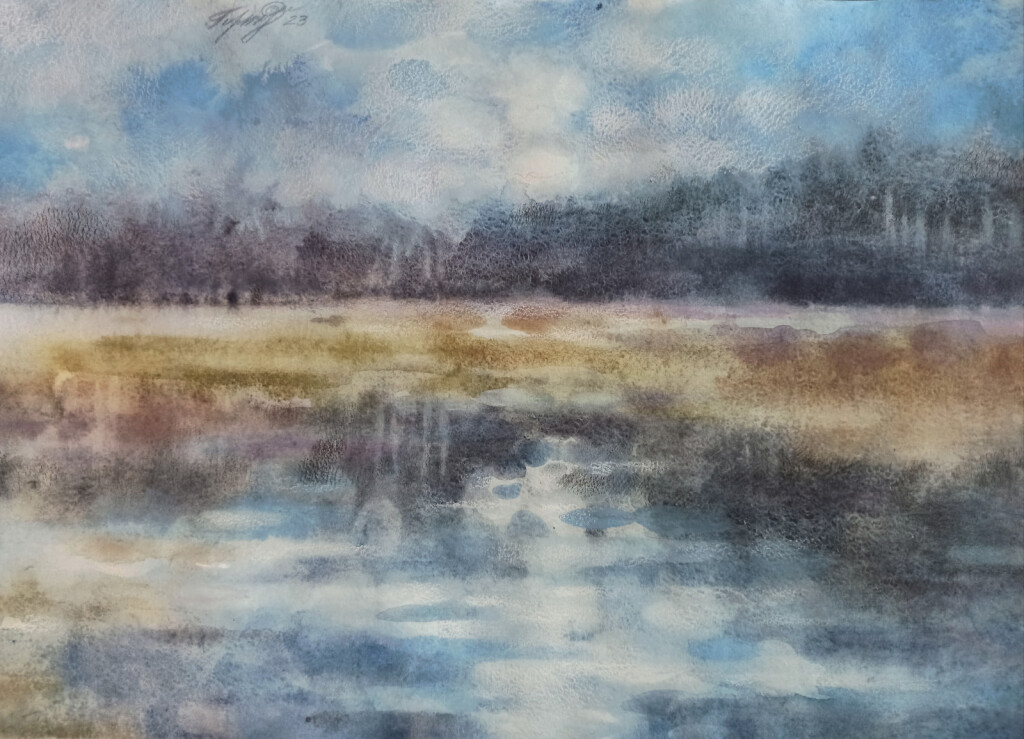 Весеннее озеро