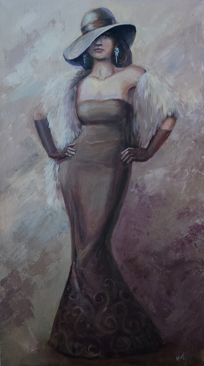 Дама в шляпе