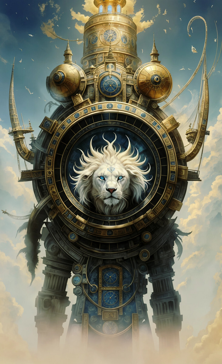 Белый лев в скафандре времени