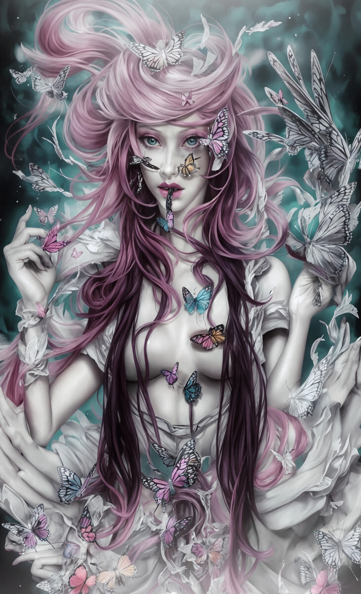 Розовая колдунья