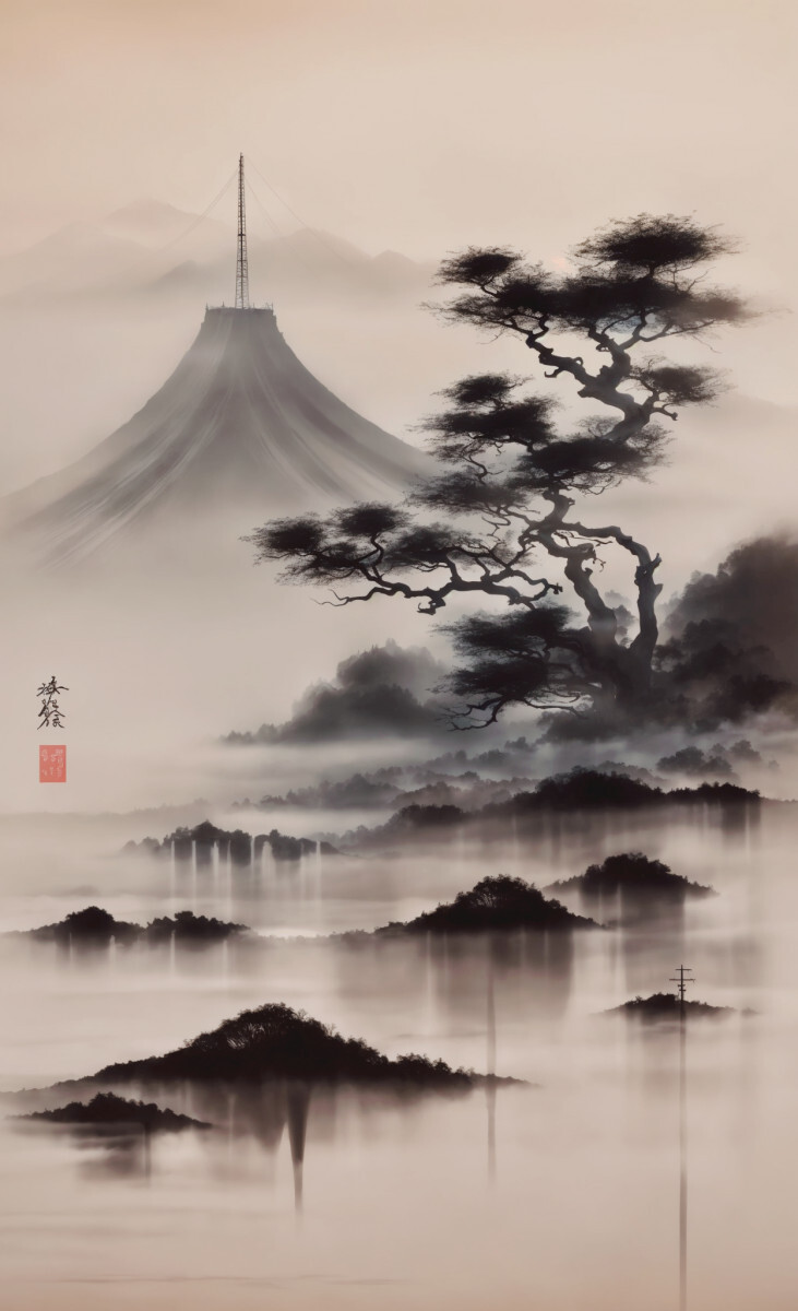 Дерево на озере