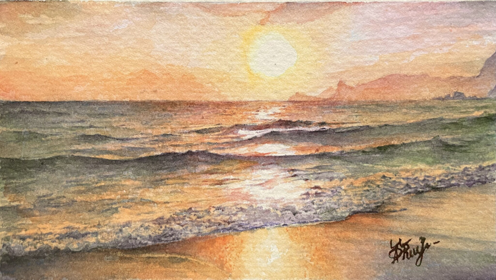 Рыжий закат