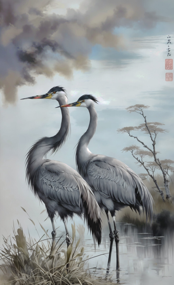 Два журавля