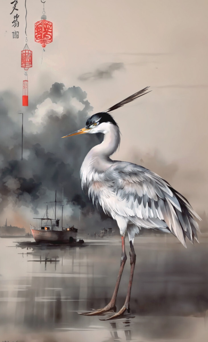 Журавль и корабль