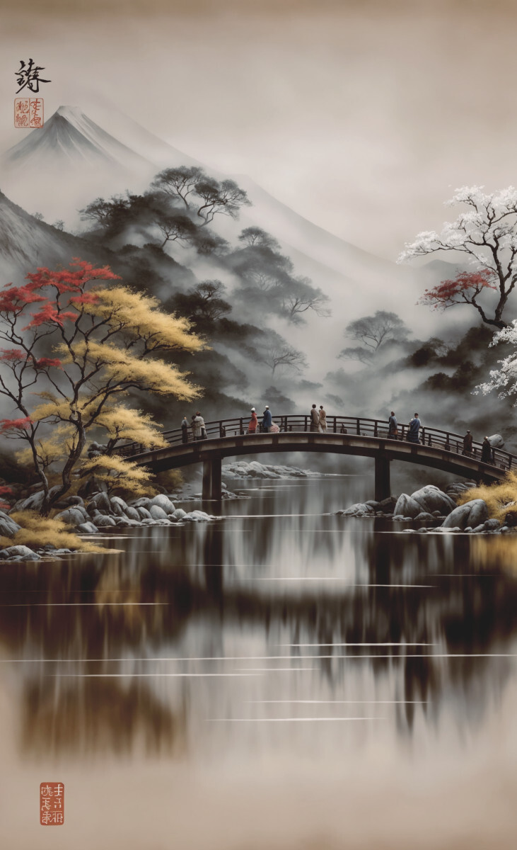 Мост через озеро