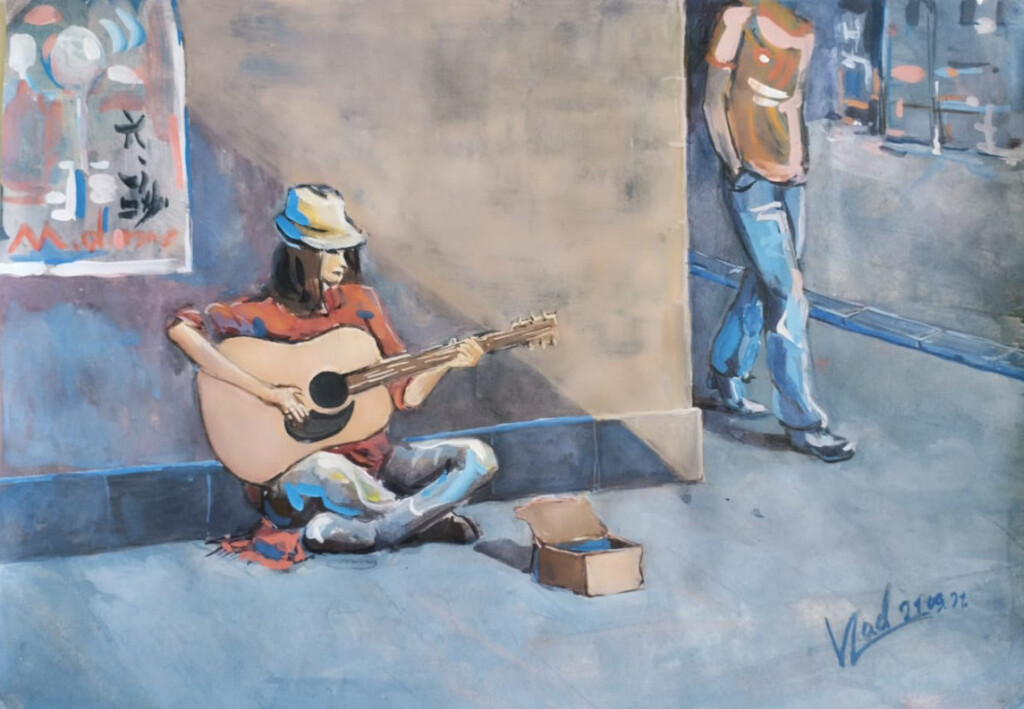 Уличный музыкант