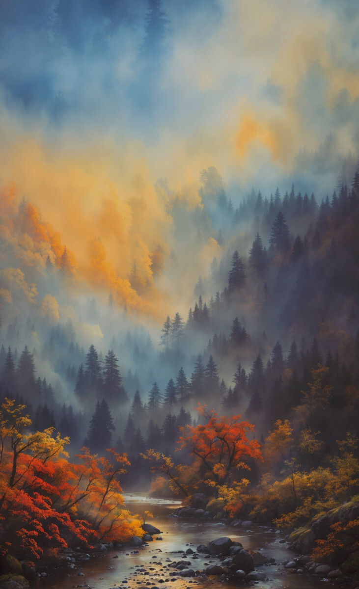 Речка в горах