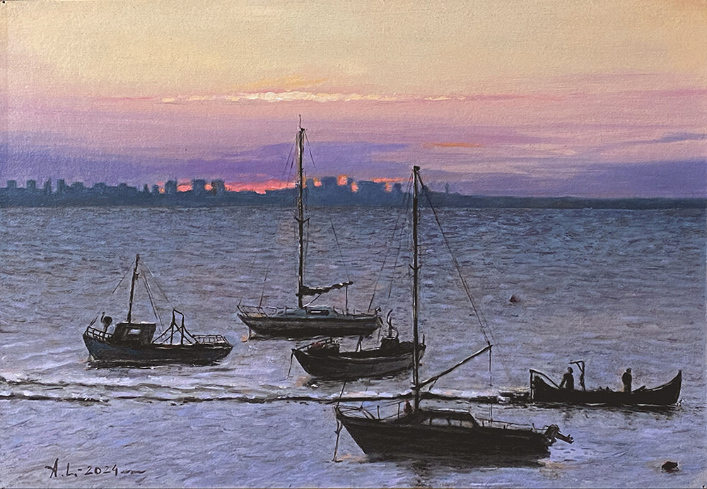 Вид на Бургасский залив