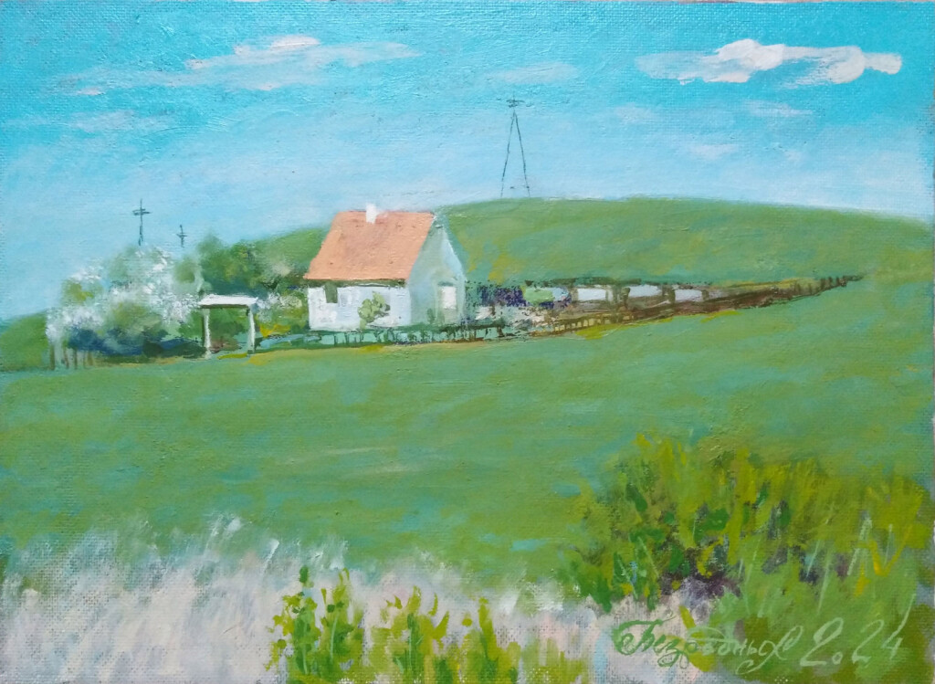 хутор. домик в поле