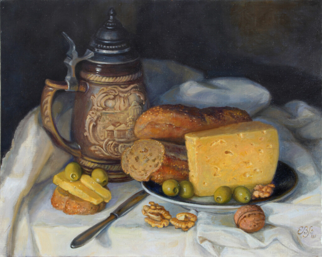 Натюрморт с пивной кружкой