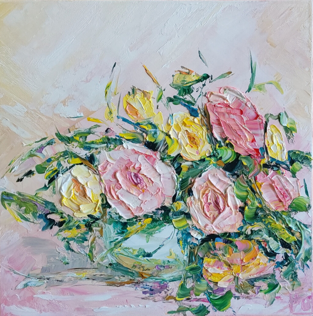 Букет. Эустомы