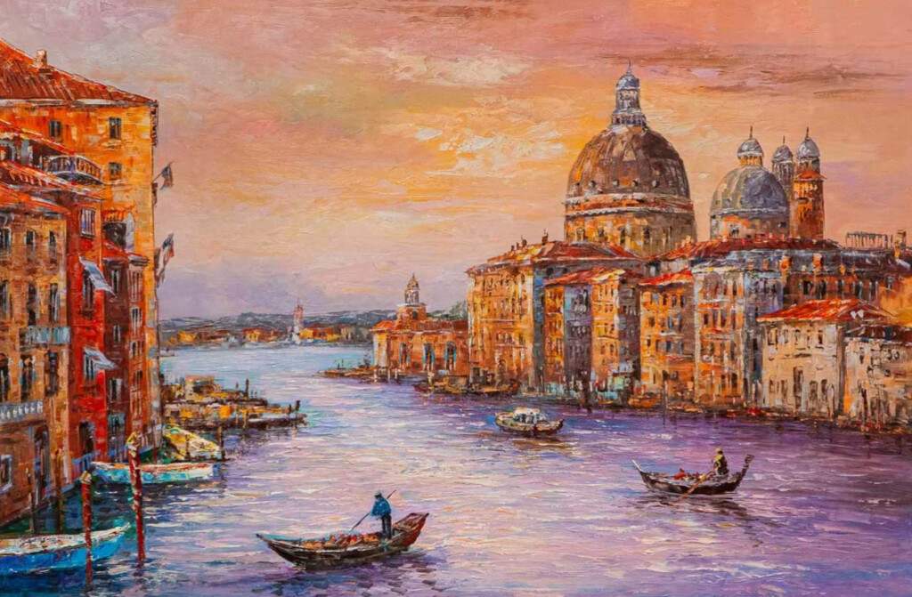 Гранд-канал в лучах заката
