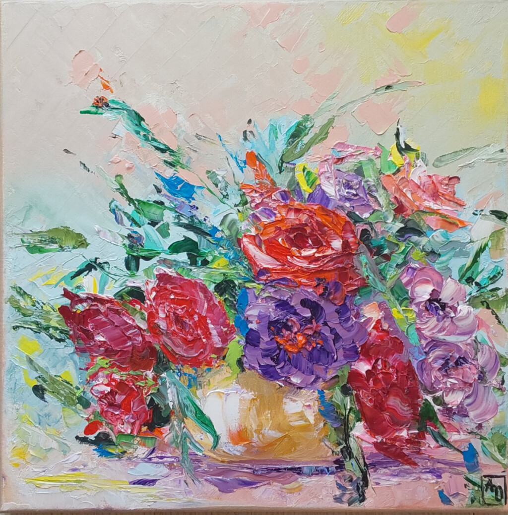 Букет роз. Натюрморт