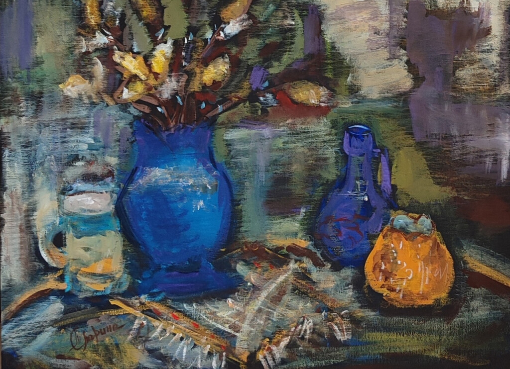 Натюрморт с вербой.