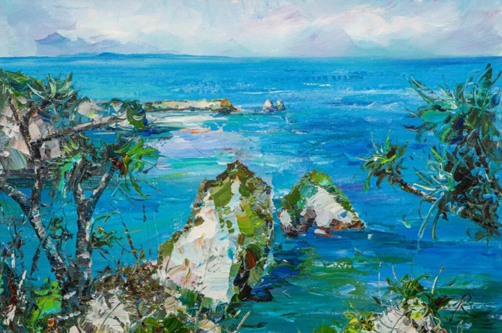 Голубая бухта. Море и небо