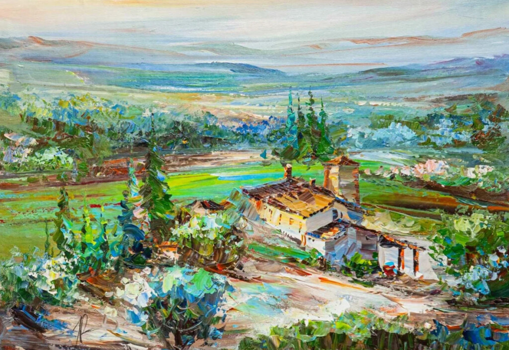 Среди полей Тосканы