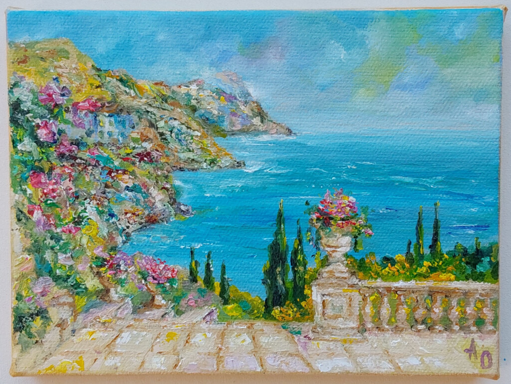 Терраса с видом на море