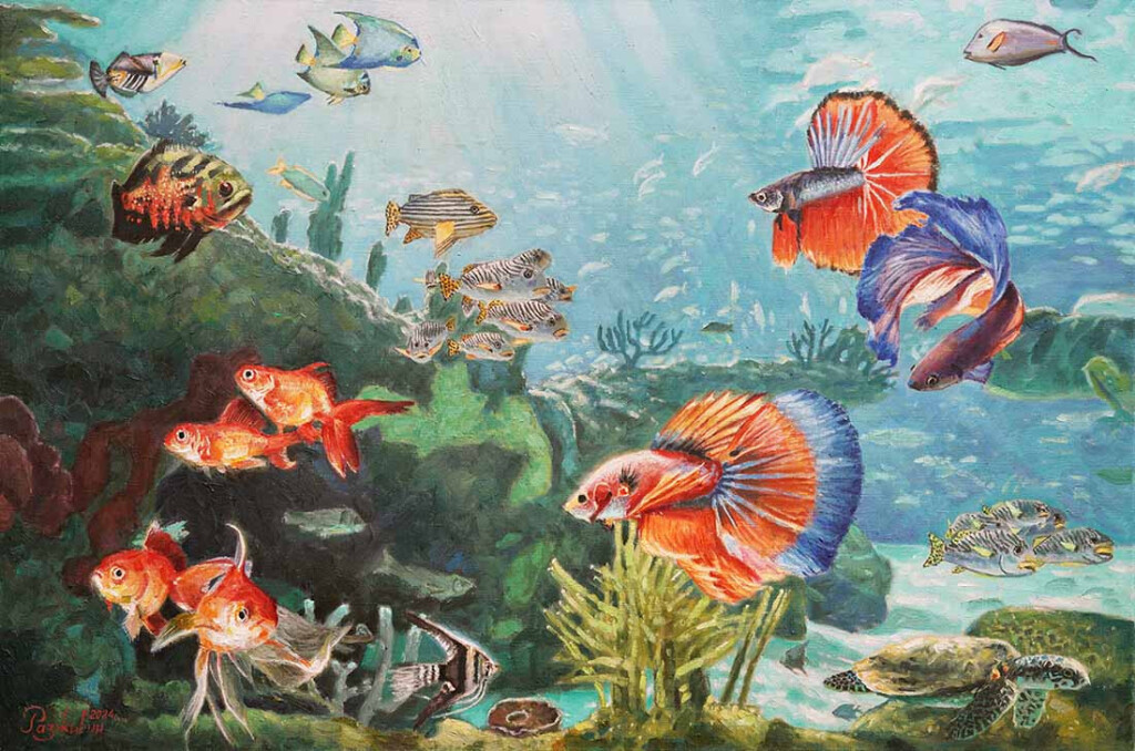 В мире оживших красок