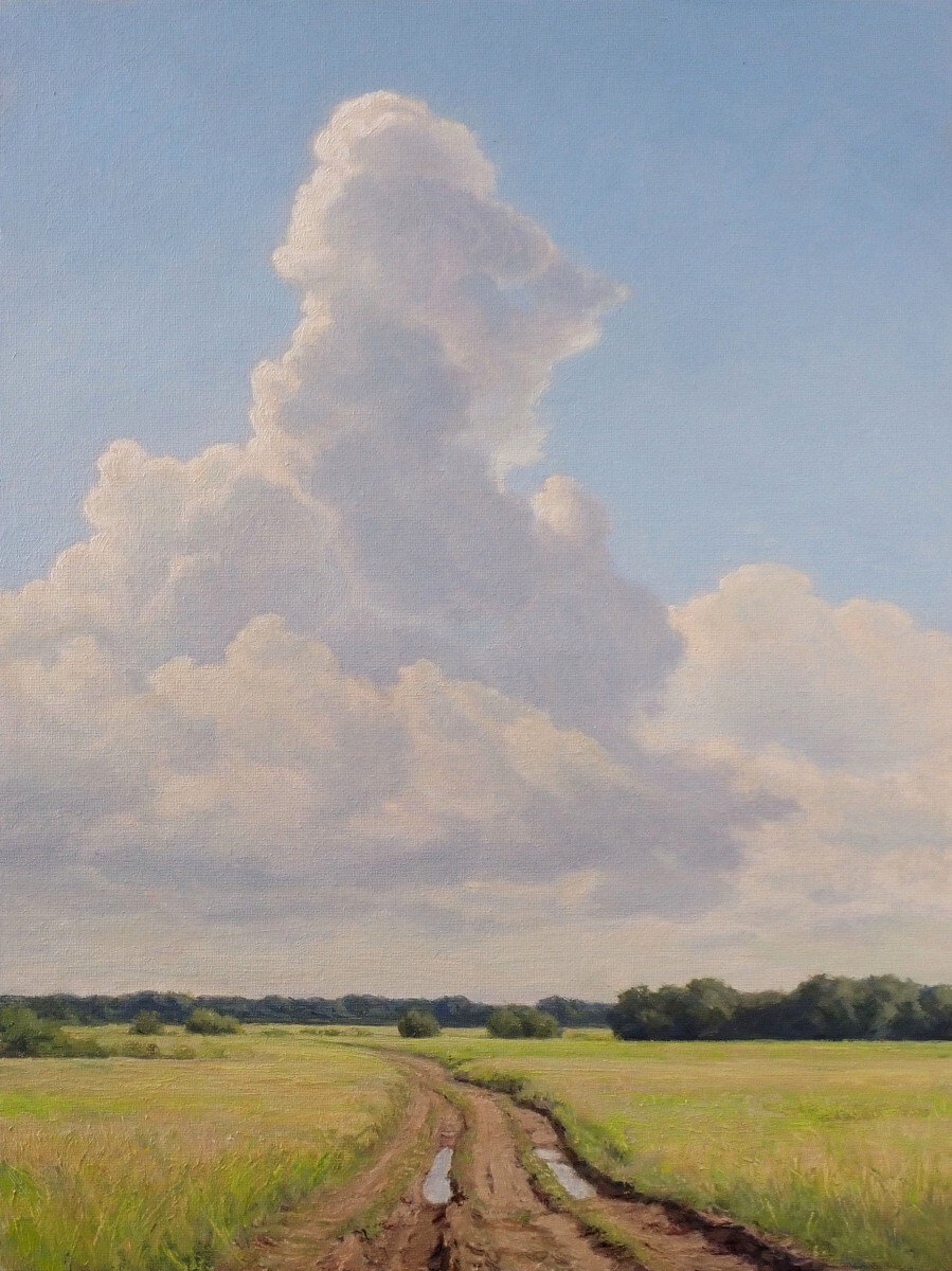 Облако над полем