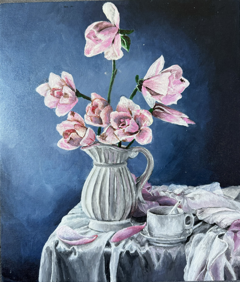 Розовые цветы