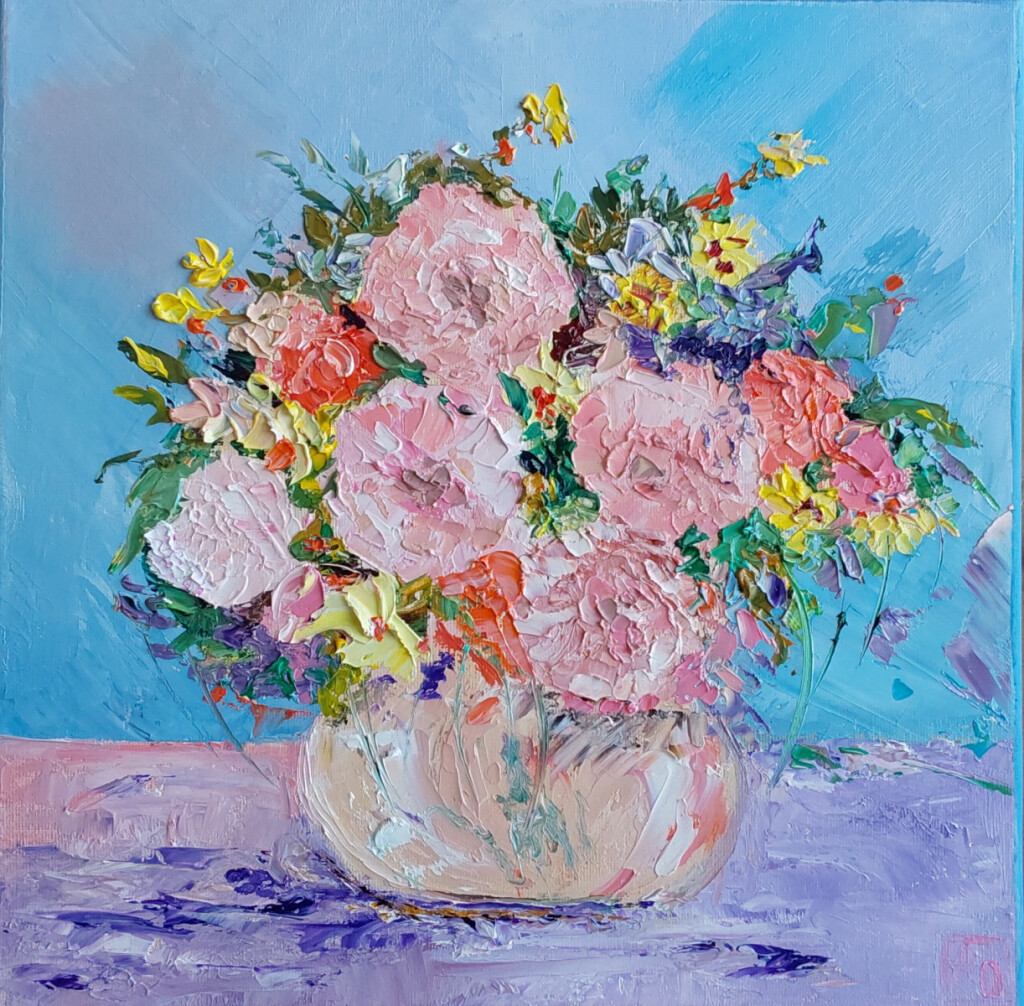 Натюрморт нежных цветов