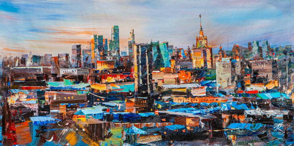 Москва. Вид на деловой центр "Москва-Сити"