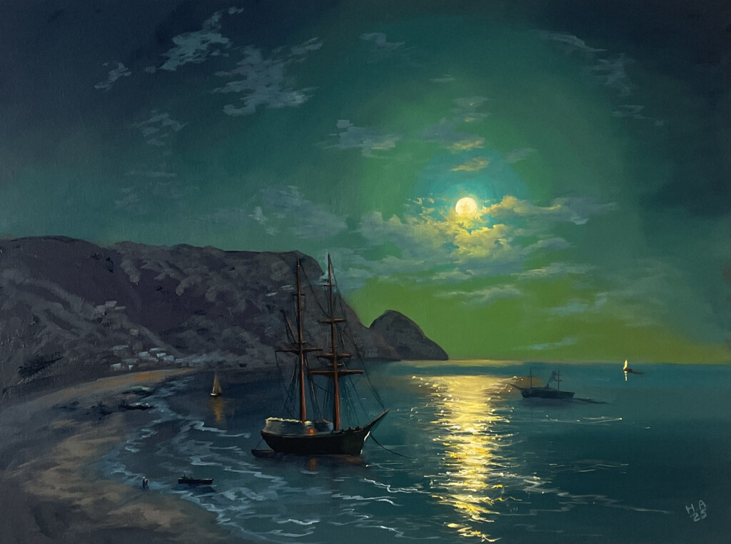 Ночь на море