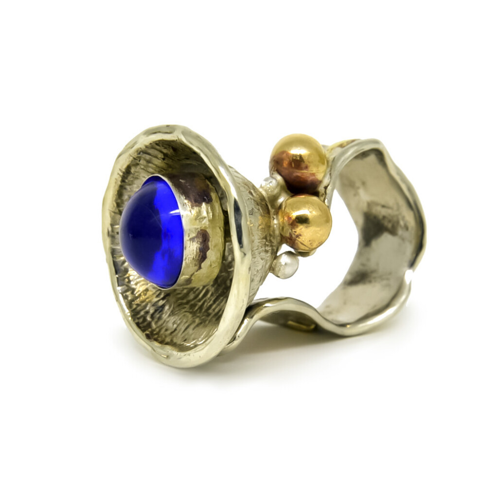 Кольцо голубая луна