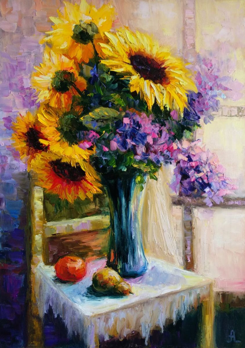 Подсолнухи