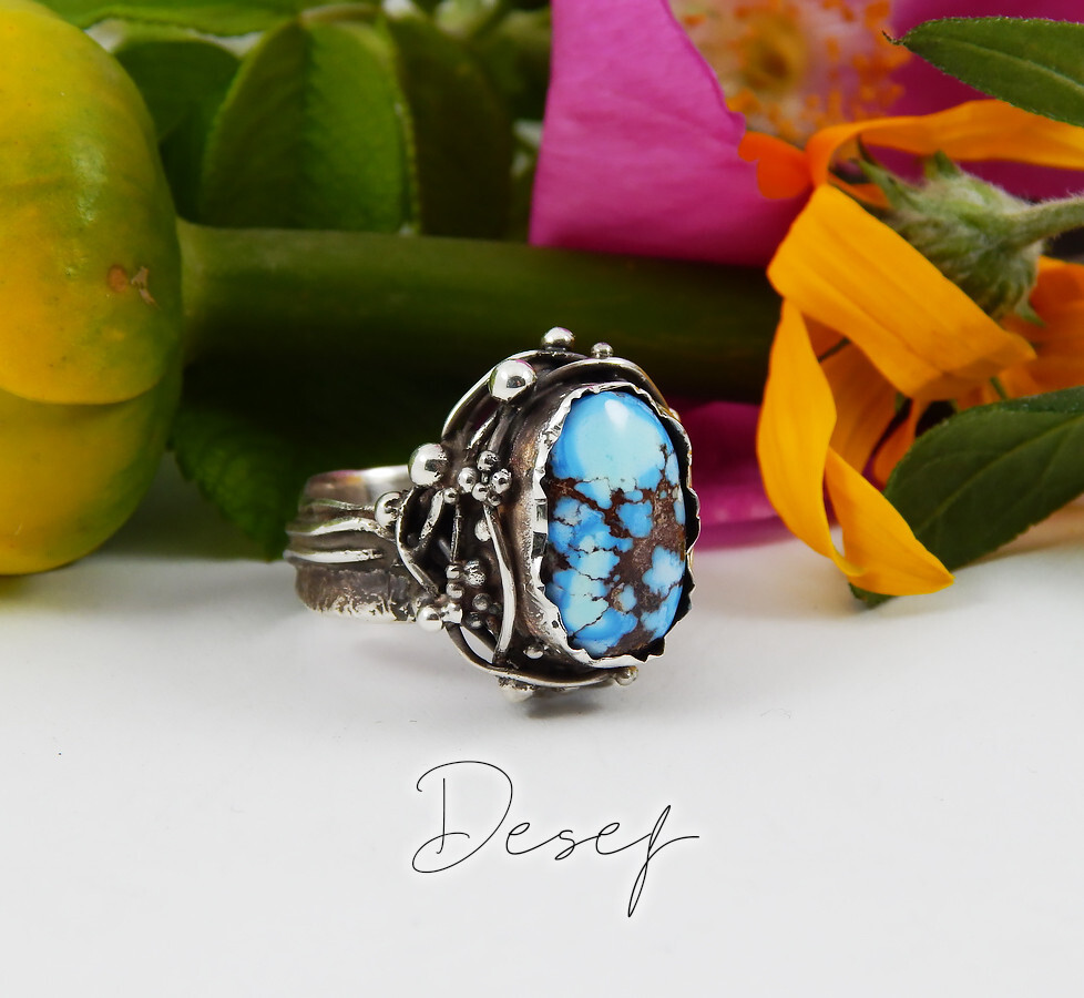 кольцо скиф с бирюзой