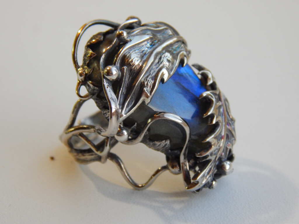 Кольцо осень  лабрадором