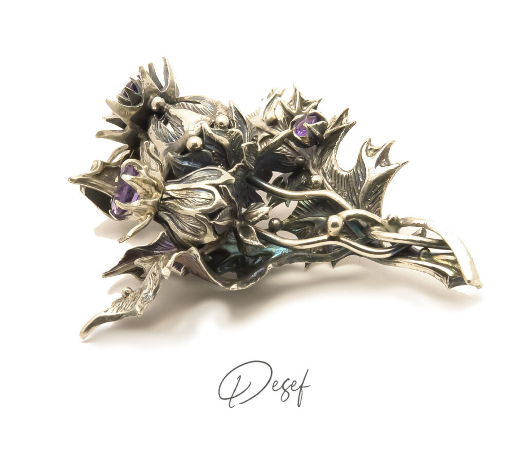 Кулон чертополох