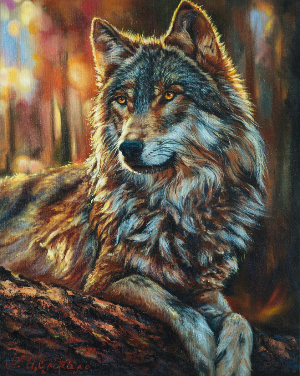 Волк победитель