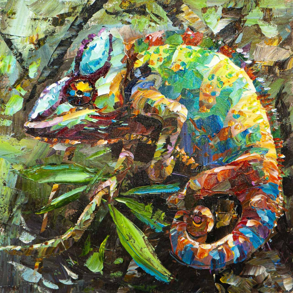 Хамелеон во всей красе