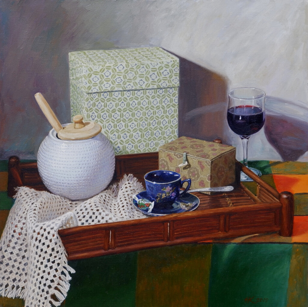 Натюрморт с китайскими коробками